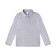 Longsliv-Polo for boys, height 152 cm, color gray melange