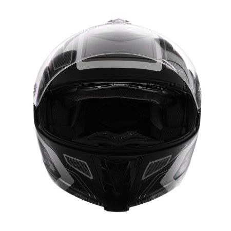 Modular helmet, graphics, black-gray, size l, ff839-4