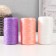 Manual knitting yarn 100% polypropylene 200m/50g (set 3 pcs, white, purple, orange-red)