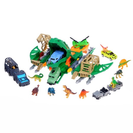 Parking Children's "Dino Baza", mobile elements, with accessories-1