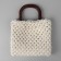 Handles for the bag wooden, 12 × 12.9 cm, 2 pcs, brown color