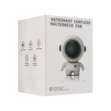 Astronaut portable fan MF040, 500 mAh, 3 modes, input Type-s, wire, white-7