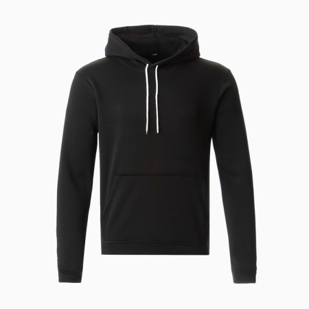 Male sweatshirt was laid down, black color, size 58