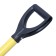 Baying shovel, acute, l = 116 cm, metal stalk, with a handle
