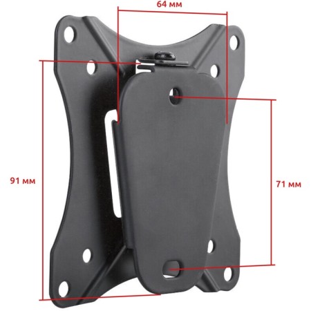 The bracket Uniteki FN1901N on a wall for a TV or monitor is fast -cut, fixed-6