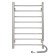 The electric heated towel -sprayer "Sanprise" Aurora P8, 500x800 mm, left/right, chrome