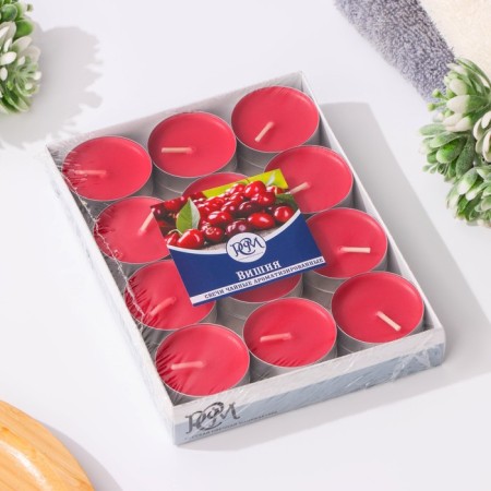 A set of tea candles aromatic "Cherry", 24 pcs-3