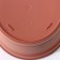 Pot for flowers with a minute pallet, 700 ml, d = 12 cm, h = 9.4 cm, terracotta color