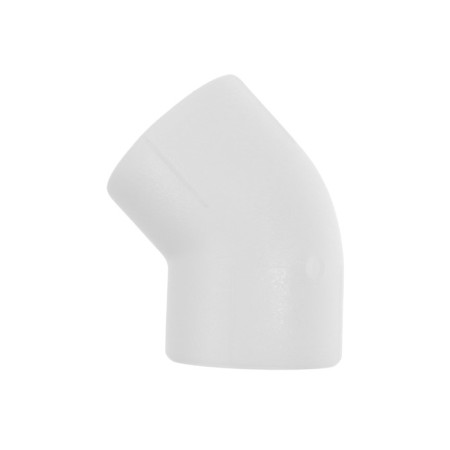 MEERPLAST square, polypropylene, 20 mm, 45 °, white-1