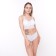 Female set (top, panties), white color, size 46-48
