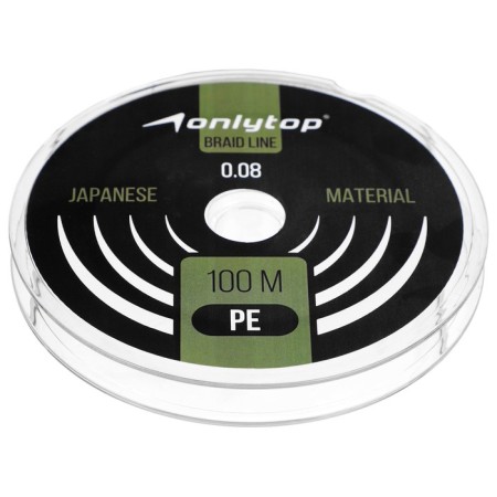 Onlytop Universal X4 cord, diameter 0.08 mm, test 5.6 kg, 100 m, dark green-3