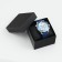 Men's watches, with a calendar, backlight, chronograph, D-4.3 cm, blue