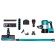 Vacuum cleaner Pioneer VC470S 3B1, vertical, cyclone, 130W, 600 ml, turquoise color