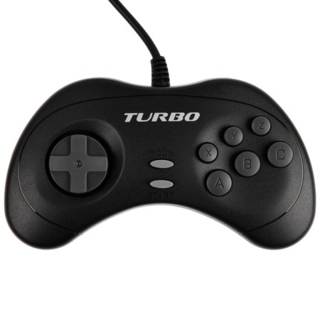 Dendy Retro, 8-bit/16-bit, 1000 games, 2 gamepads, black-4