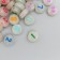 Beads for the work of acrylic phosphorus "numbers" set of 20 g 0.4x0.7x0.7 cm