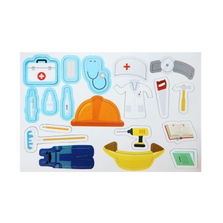Magnetic game "Dressers. Professions "-4