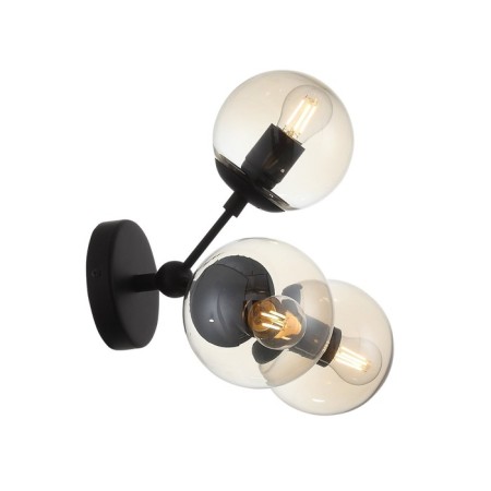 Sconces st. SL549.411.03. Stampo. 3x40 watts, E27, 33x31 cm, black color-5