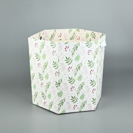 Gift package, packaging, "hexagon", 26.5 x 23 x 25 cm-7