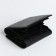 Women's wallet on a magnet, black color