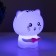 Night-mock "kitten" LED from USB and battery 12x10x16.3 cm Risalux