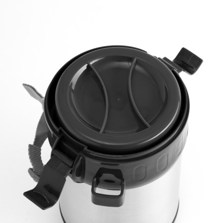 Thermos for meals, 2 l + fork, spoon, retains heat 8 hours, 22 x 13.5 x 15.5 cm-3