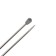 The knitting needles are straight, metal, 35 cm/3.0 mm