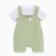 Set: T-shirt and overalls crumb I am Basic Line, height 74-80 cm, green