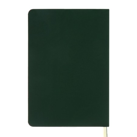 The diary is low, A5, 136 sheets, leatherette, Devente. Tropicana, solid cover, foil embossing, perforation, liesse, block 70%, dark green-10