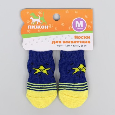 Nosks non -slip "star", m (3/4 * 7.5 cm), set 4 pcs-1
