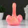 Pig a piggy bank "Flamingo medium" peach, 19cm