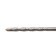 Denzel 705002 concrete boat, double spiral, three dust -breaking edges, 4 x 110 mm