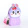 Bag's bag with lightning, lilac color
