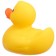 Rubber toy for the bath "Duck Baby I", 8.5 cm, crush me