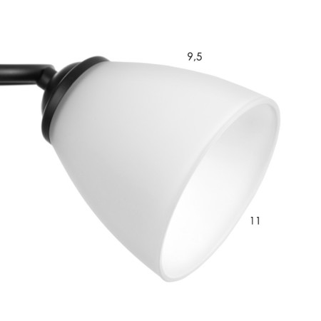 Chandelier Assami 2HE27 40W Black 30x17x16 cm Bayerlux-5