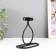 Summary Metal for 1 candle "bottle" d = 4 cm black 11x6x11.5 cm