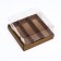 Confectionery box folding under 3 eclairs, craft, 13.5x13.5x7cm