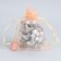 Orange Gift Organza “for you”, with a nameplate, 10 x 12 cm +/- 1.5 cm