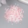 Glass 8/0 "Marshmallow. Matte. Melange. Pink marshmallow" 10 g
