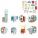 Designer magnetic "color magnets", 60 parts