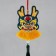 Suspension-Sasha Textile "Dragon" Black 2x7.5x24 cm