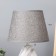 Aletta table lamp E14 40W gray 22x22x38 cm Risalux
