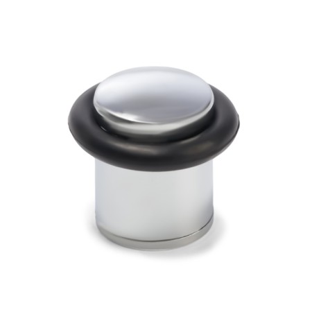 Door stop U302CP, D = 27 mm, h = 40 mm, chromium color