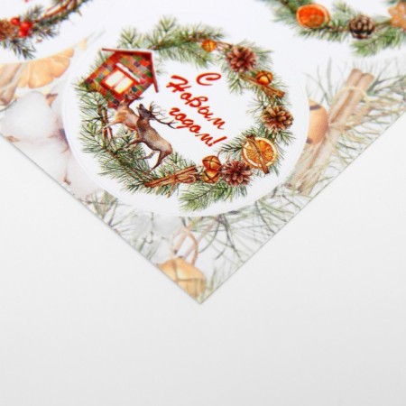 Stickers for flowers and gifts "Wreaths", 16 × 9.5 cm-2