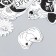 Set of stickers "Black and white supermix" 50 pcs 3-8.5 cm
