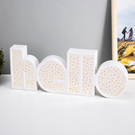 Hallow's nightlight Led usb from 3haa white batteries 36x13x4 cm Risalux-3