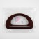 Handles for the bag wooden, 10 × 18 cm, 2 pcs, brown color