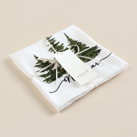 SL Home "Christmas Trees" 40x70 cm, linen 100%, 180 g/m2