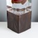 Lava-lamp "Bear" LED 2W from batteries 3haa brown 7x7x24 cm