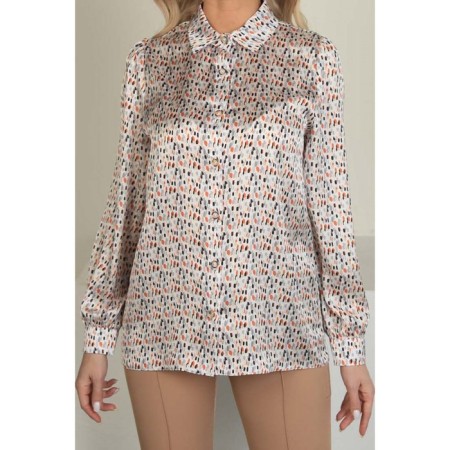 Рубашка женская, размер 56, цвет белый-6