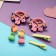 Set for hair "Tiny" (4 clamps, 4 crab) is a bright unicorn, mix